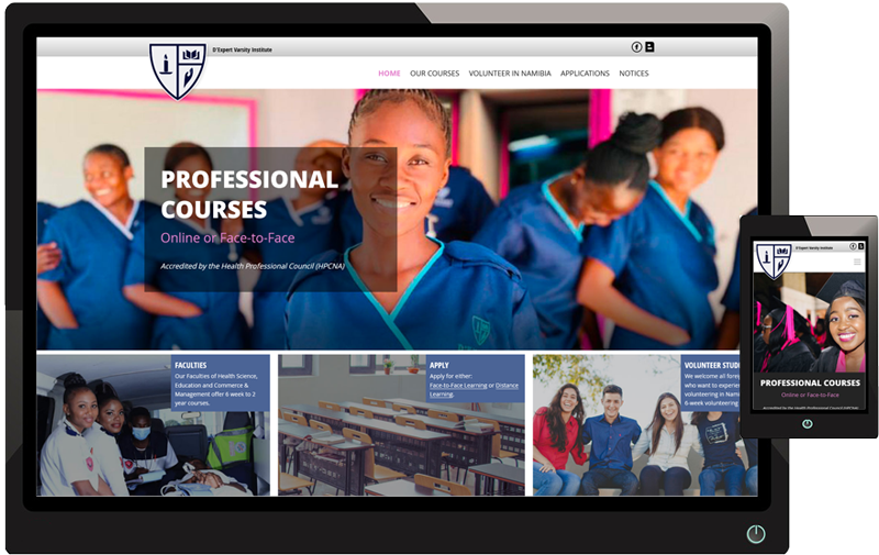 DExpert Varsity Institute website