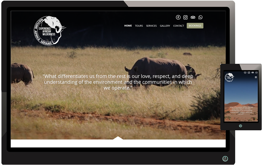 Kouga Wildernis website