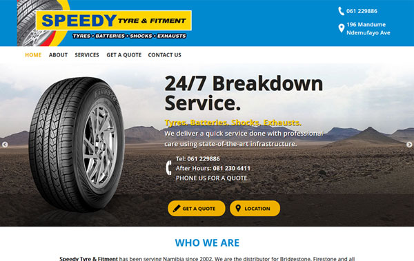 Speedy Tyre & Fitment Namibia