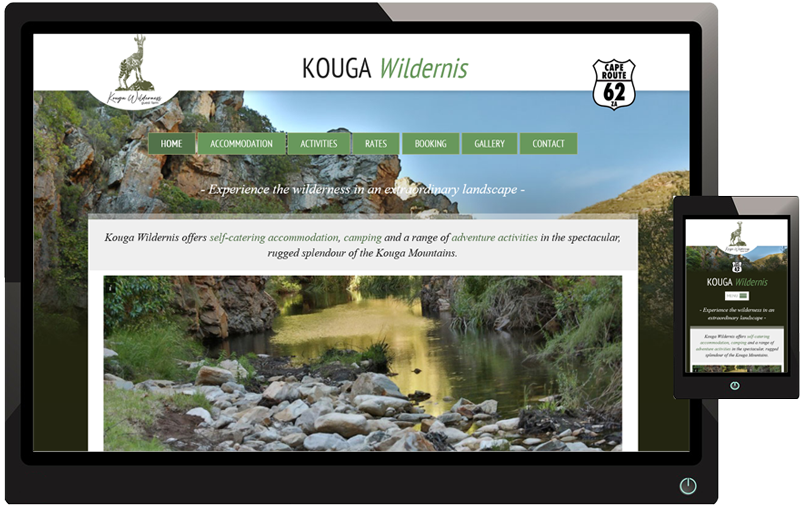 Kouga Wildernis website