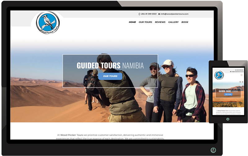 Wood Pecker Tours website